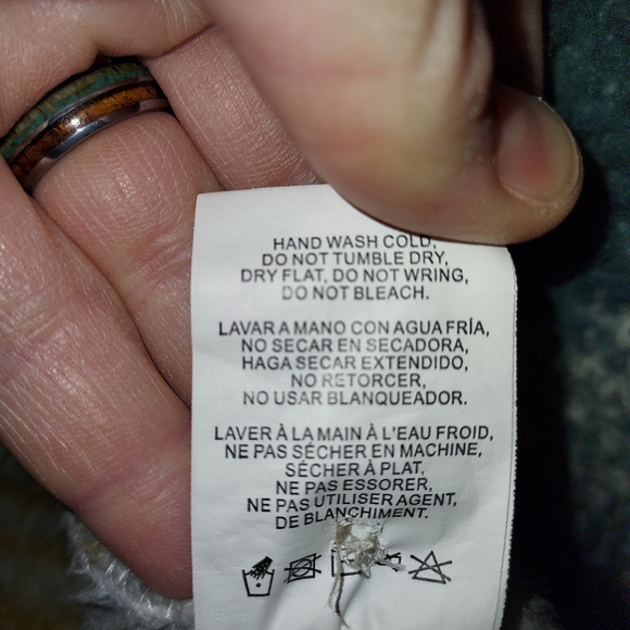 Thread Supply Colorful Button Up Plaid Sherpa Jacket Medium - Picture 4 of 9